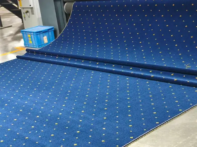 Custom 100% wool aircraft carpets for Air India in brand-specific colors